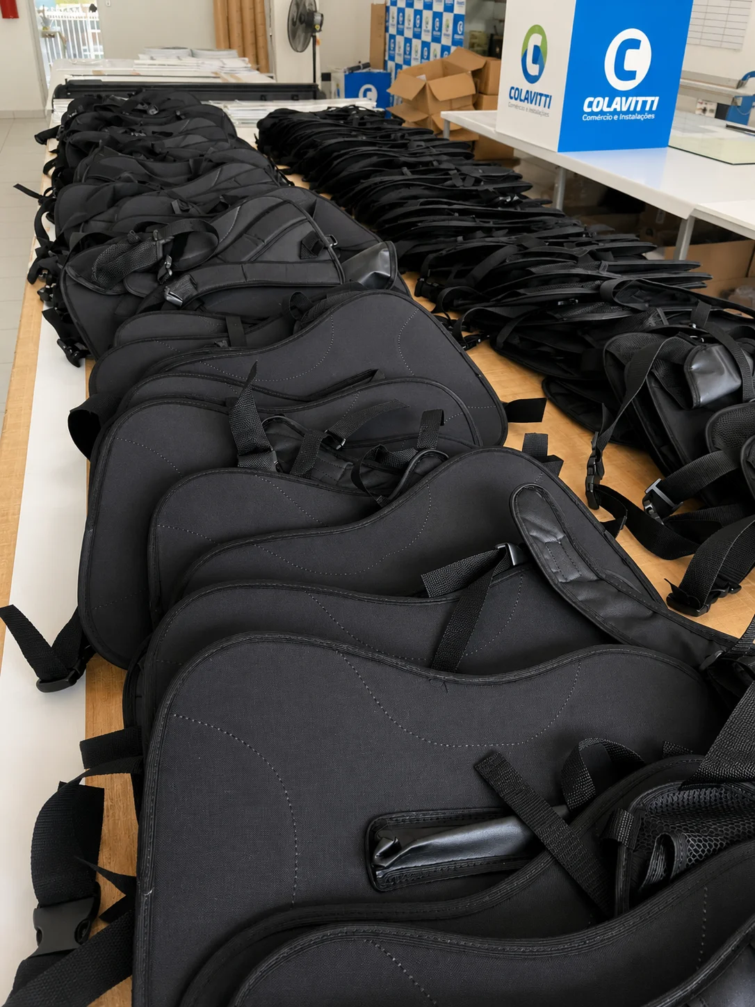 Produção da Mochila Volante em São Bernardo do Campo